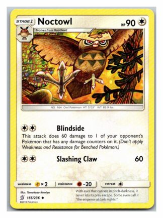 Noctowl 166/236 Unified Minds (Uncommon) (Exc Condition)