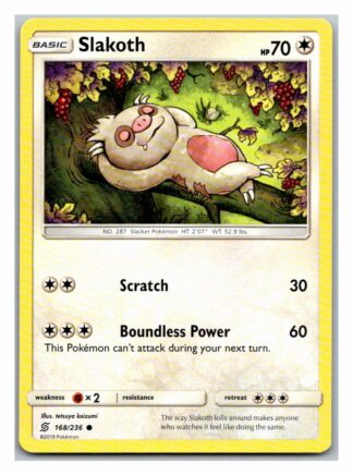 Slakoth 168/236 Unified Minds (Common) (Exc Condition)