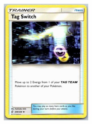Tag Switch 209/236 Unified Minds (Uncommon) (Exc Condition)