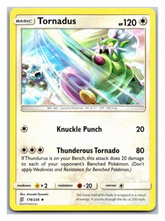 Tornadus 178/236 Unified Minds (Uncommon) (Exc Condition)