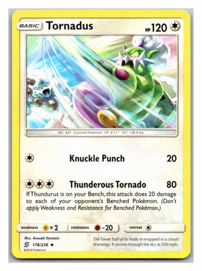 Tornadus 178/236 Unified Minds (Uncommon) (Exc Condition)