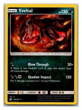 Yveltal 139/236 Unified Minds (Holo) (Exc Condition)