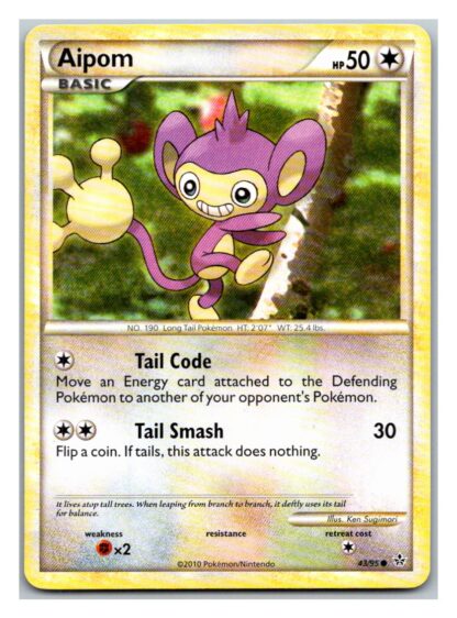 Aipom 43/95 Unleashed (Common) (P Condition)