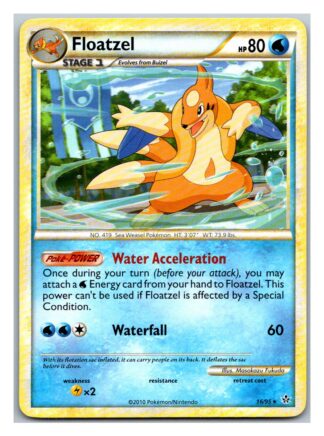 Floatzel 16/95 Unleashed (Rare) (LP Condition)