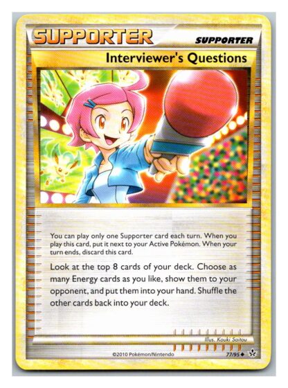 Interviewer's Questions 77/95 Unleashed (Uncommon) (Exc Condition)