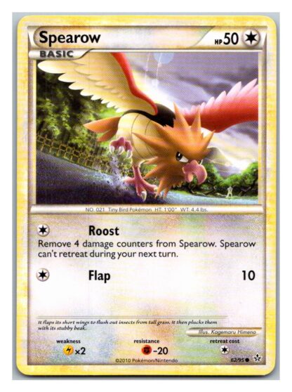 Spearow 62/95 Unleashed (Common) (Exc Condition)