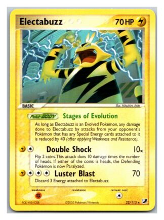 Electabuzz 22/115 EX Unseen Forces (Rare) (LP Condition)