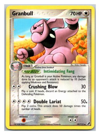 Granbull 39/115 EX Unseen Forces (Uncommon) (Exc Condition)