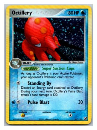 Octillery 10/115 EX Unseen Forces (Holo) (LP Condition)