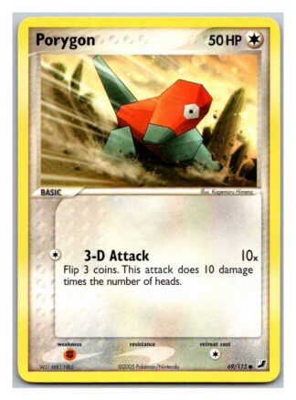 Porygon 69/115 EX Unseen Forces (Common) (Exc Condition)