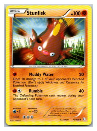 Stunfisk 70/124 Dragons Exalted (Uncommon) (Exc Condition)