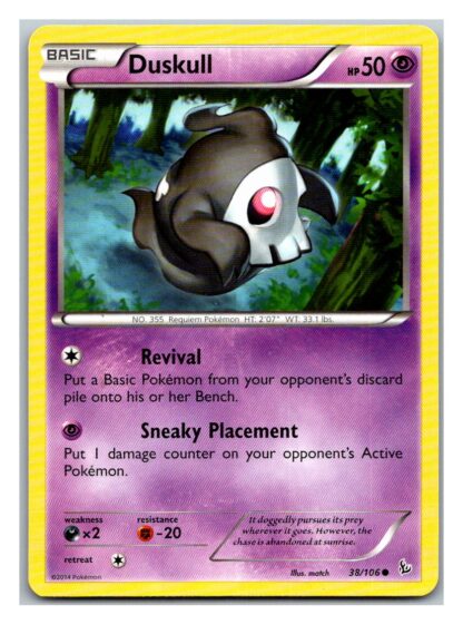 Duskull 38/106 Flashfire (Common) (LP Condition)