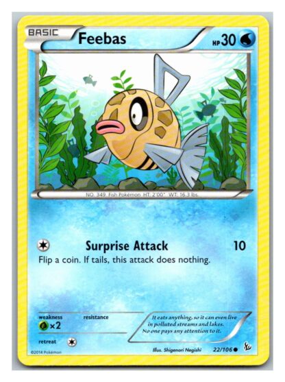 Feebas 22/106 Flashfire (Common) (LP Condition)