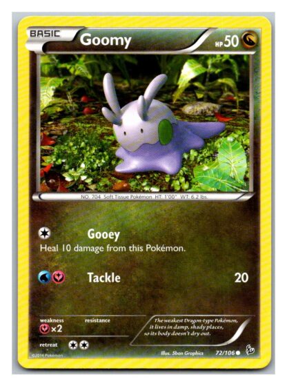 Goomy 72/106 Flashfire (Common) (LP Condition)