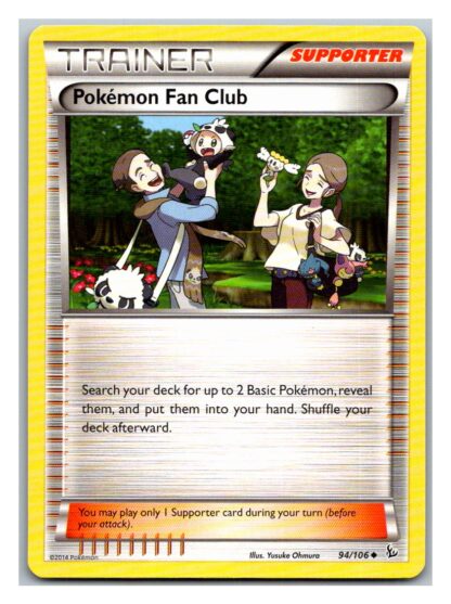 Pokemon Fan Club 94/106 Flashfire (Uncommon) (LP Condition)