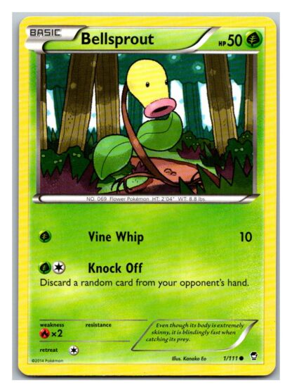Bellsprout 1/111 Furious Fists (Common) (LP Condition)