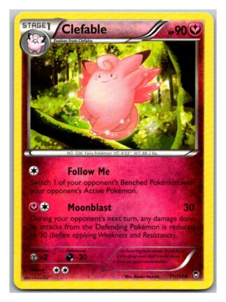Clefable 71/111 Furious Fists (Uncommon) (Exc Condition)