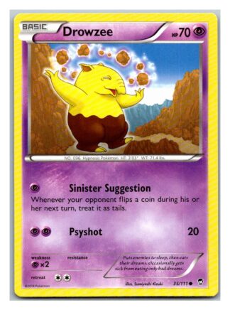 Drowzee 35/111 Furious Fists (Common) (LP Condition)