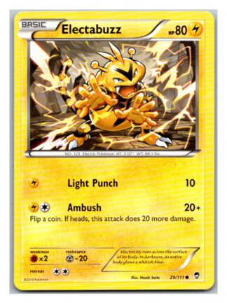 Electabuzz 29/111 Furious Fists (Common) (Exc Condition)