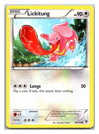 Lickitung 78/111 Furious Fists (Common) (LP Condition)