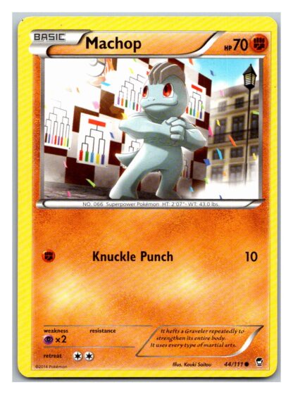 Machop 44/111 Furious Fists (Common) (LP Condition)
