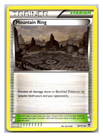 Mountain Ring 97/111 Furious Fists (Uncommon) (P Condition)