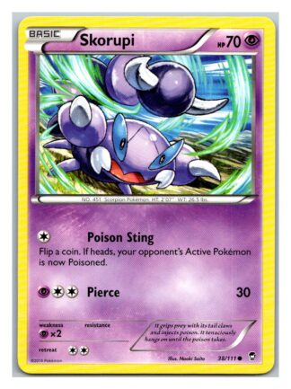 Skorupi 38/111 Furious Fists (Common) (Exc Condition)