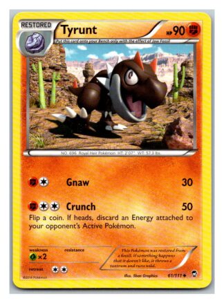 Tyrunt 61/111 Furious Fists (Uncommon) (Exc Condition)