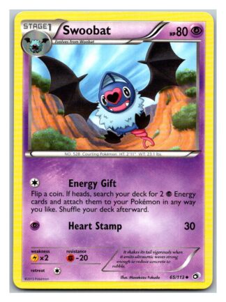 Swoobat 65/113 Legendary Treasures (Uncommon) (Exc Condition)