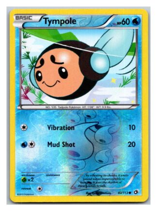 Tympole 40/113 Legendary Treasures (Reverse Holo) (Exc Condition)