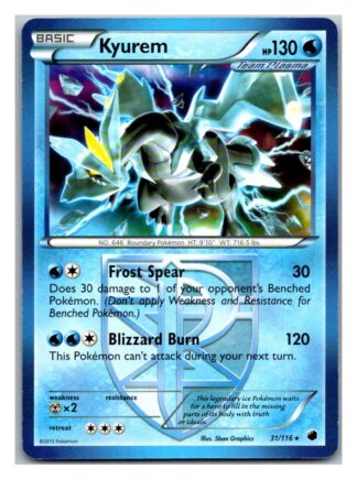 Kyurem 31/116 Plasma Freeze (Holo) (Exc Condition)