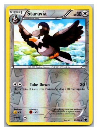 Staravia 96/116 Plasma Freeze (Reverse Holo) (Exc Condition)