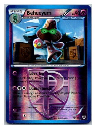 Beheeyem 70/135 Plasma Storm (Reverse Holo) (Exc Condition)