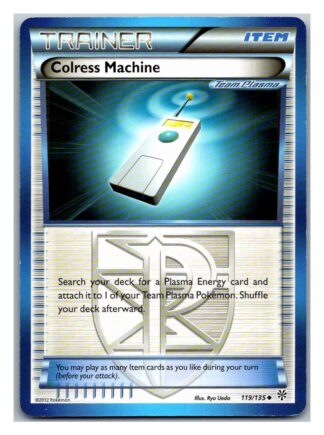 Colress Machine 119/135 Plasma Storm (Uncommon) (LP Condition)