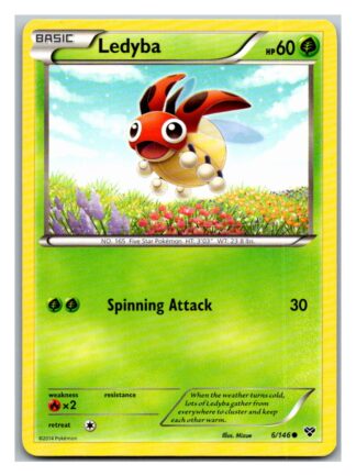 Ledyba 6/146 XY Base Set (Common) (LP Condition)