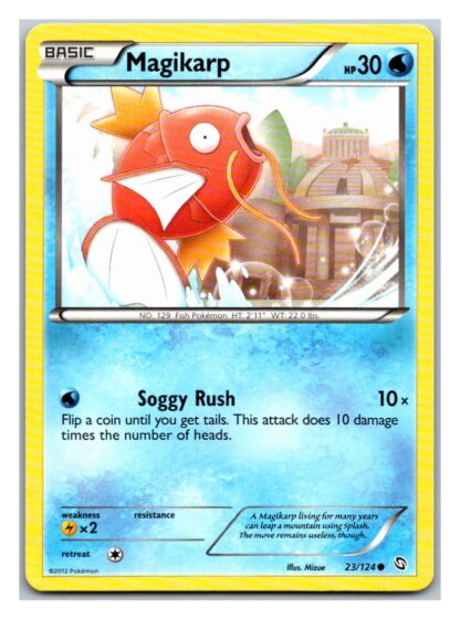 Magikarp 23/124 Dragons Exalted (Common) (Exc Condition)