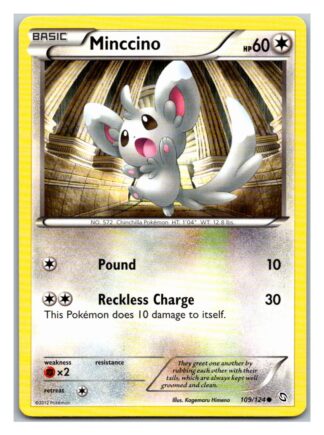 Minccino 109/124 Dragons Exalted (LP Condition) (Common)