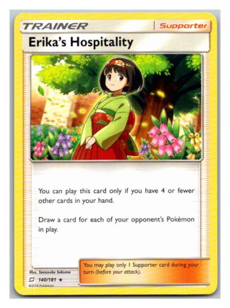 Erika's Hospitality 140/181 Team Up (Theme Deck Rare) (Exc Condition)