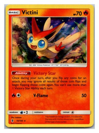 Victini 10/145 Guardians Rising (Holo) (Exc Condition)