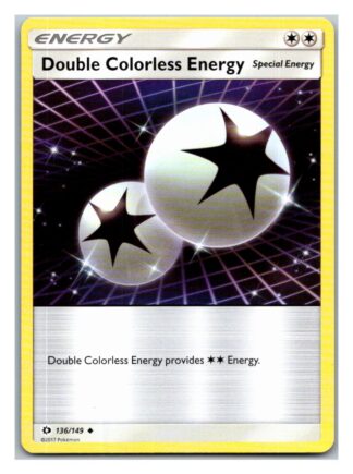 Double Colorless Energy 136/149 Sun & Moon (Uncommon) (Exc Condition)