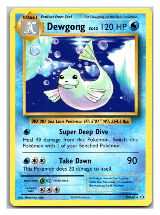 Dewgong 29/108 Evolutions (Rare) (Exc Condition)