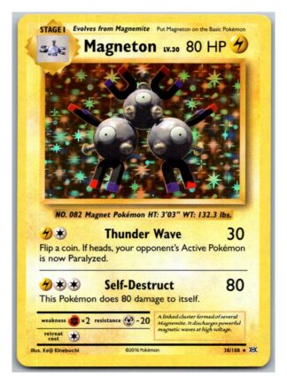 Magneton 38/108 Evolutions (Holo) (Exc Condition)