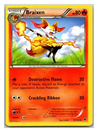 Braixen 12/124 Fates Collide (Uncommon) (Exc Condition)