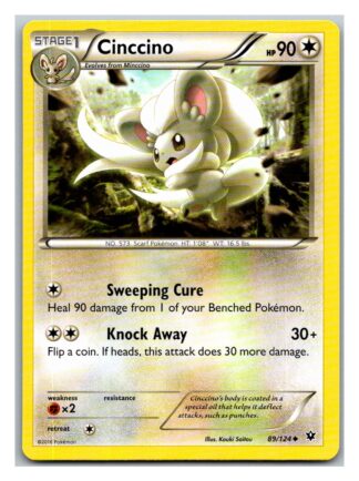 Cinccino 89/124 Fates Collide (Uncommon) (Exc Condition)