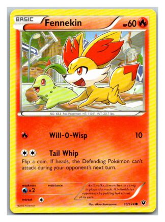 Fennekin 10/124 Fates Collide (Common) (Exc Condition)