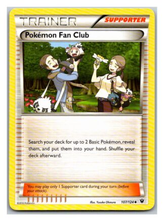 Pokemon Fan Club 107/124 Fates Collide (Uncommon) (Exc Condition)