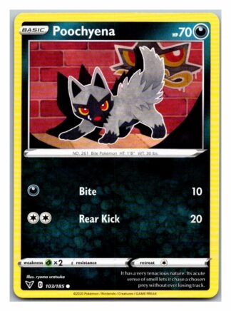 Poochyena 103/185 Vivid Voltage (Common) (NM-Exc Condition)