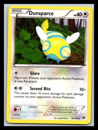 Dunsparce 101/146 XY Base Set (Uncommon) (Exc Condition)