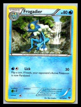 Frogadier 40/146 XY Base Set (Uncommon) (Exc Condition)