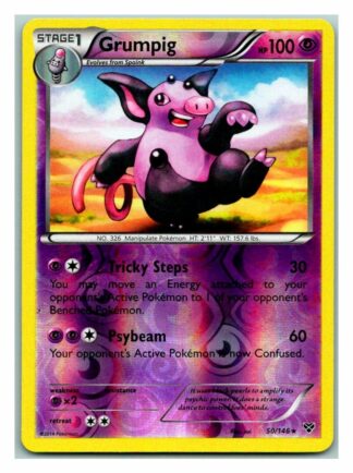 Grumpig 50/146 XY Base Set (Rare) (LP Condition)